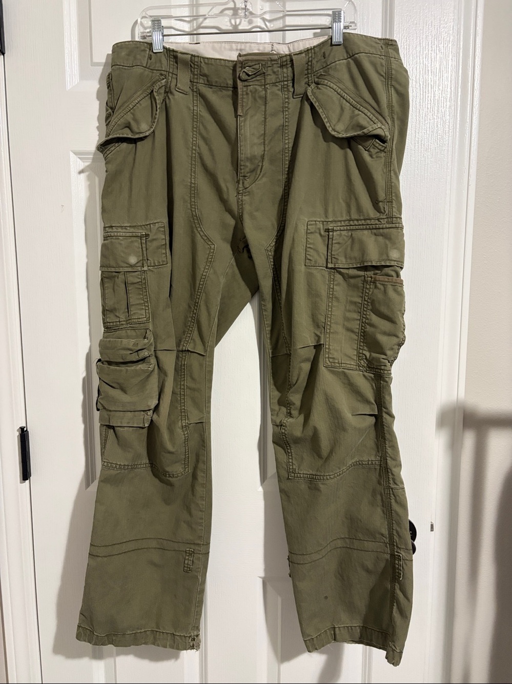 Polo Ralph Lauren Vintage Military Pants Size 38X31 Green Cargo MIL-J-4883A Y2K